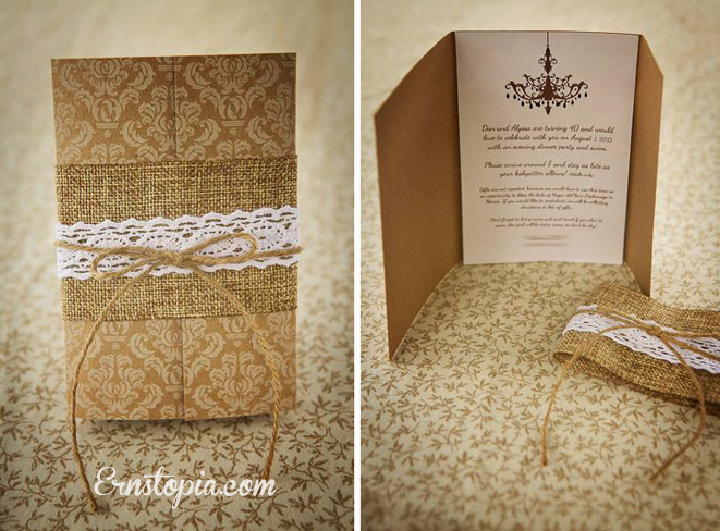 Rustic Elegance Invitation