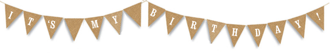 birthday pennant