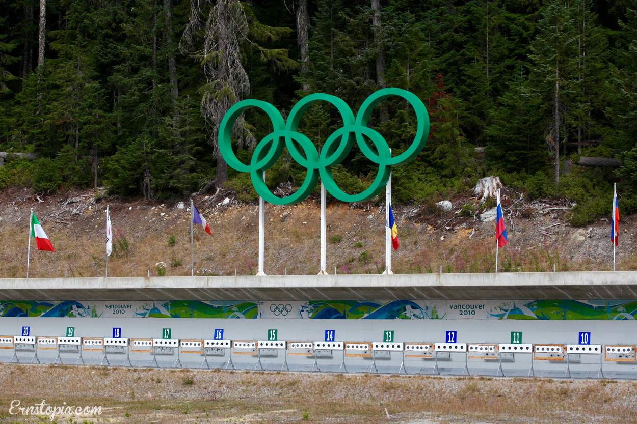 Biathalon Shooting Range at the Olympic Park in Whistler
