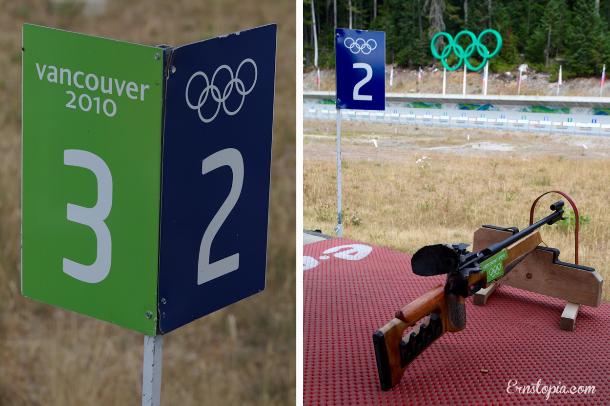 Biathalon Shooting Range at the Olympic Park in Whistler