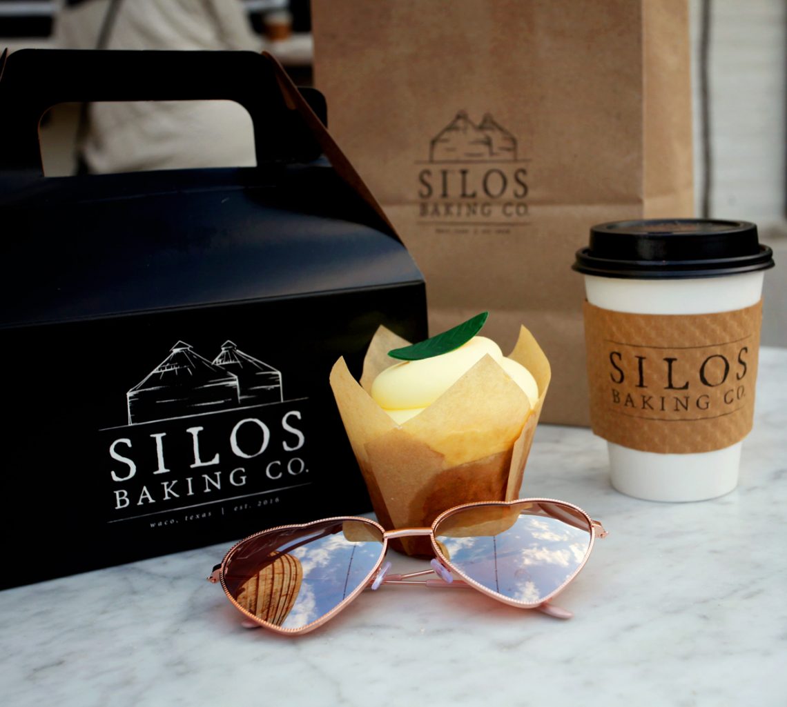Visit with us at Silos Baking Co in Waco Texas. We tried the Lemon Lavender Cupcakes, the Prize Pig biscuit and the coffee!!