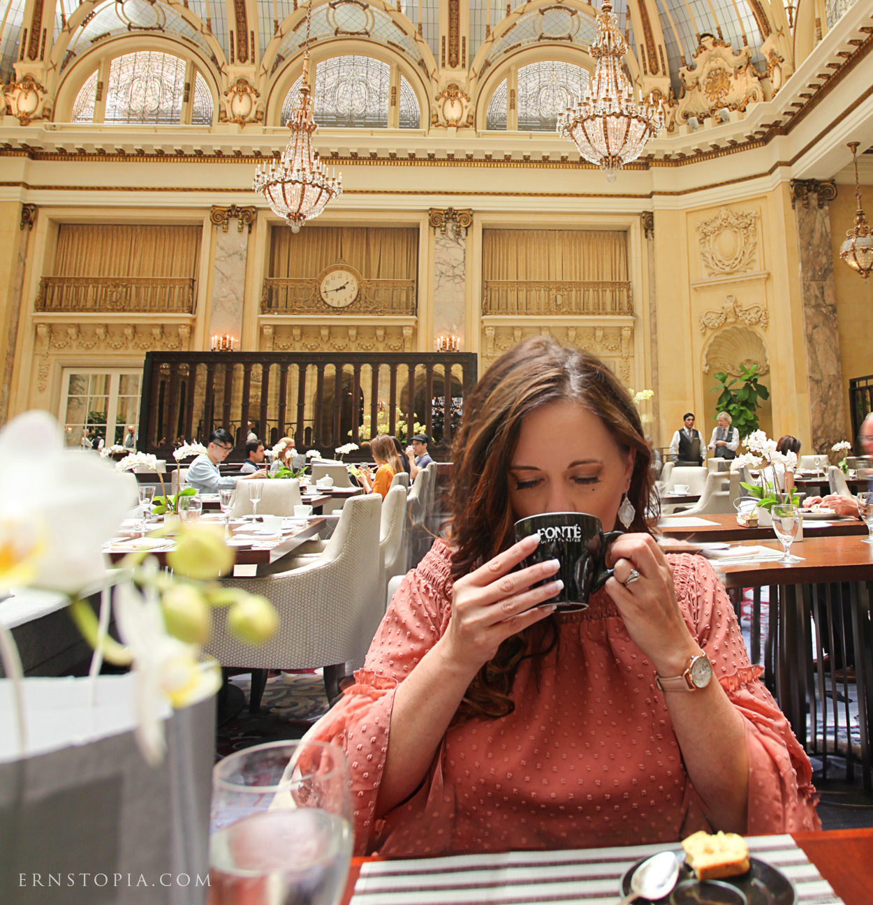 Lunch at the Palace hotel in San Francisco