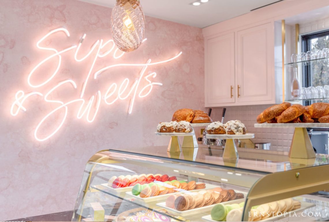 Sips and Sweets at Kendra Scott flagship store in Austin.
