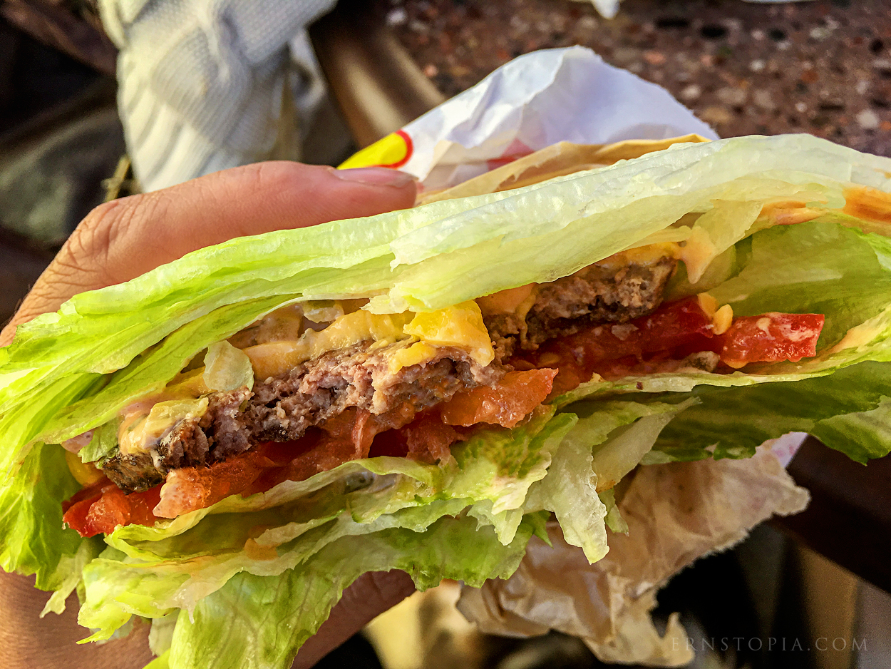 Lettuce wrap from In n Out Burger