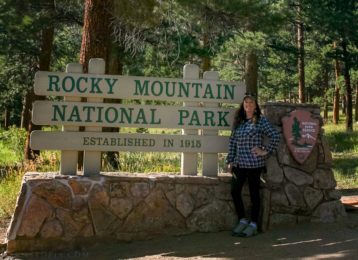 Rocky Mountain National Park sign