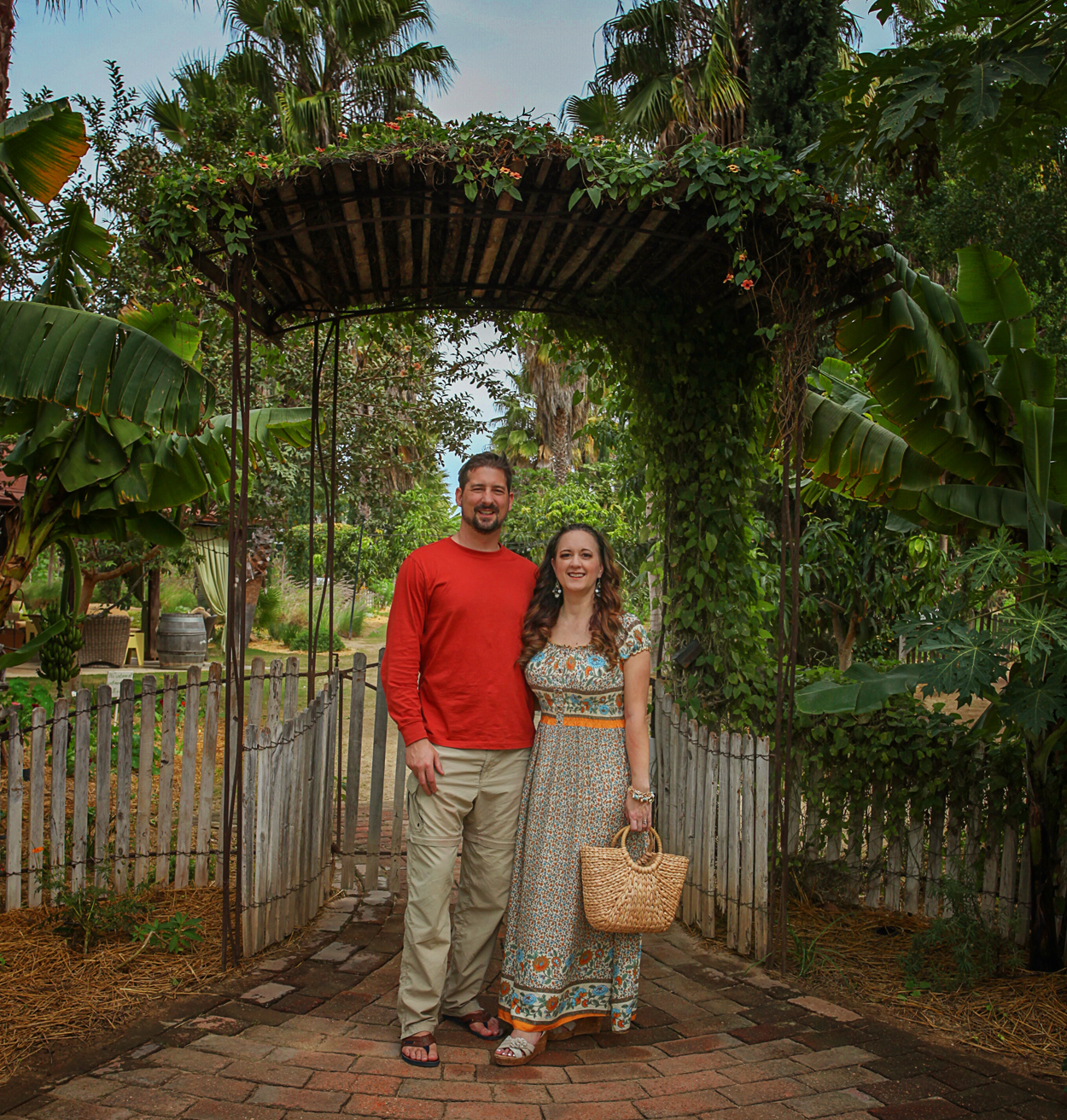 Flora Farms trellis gate