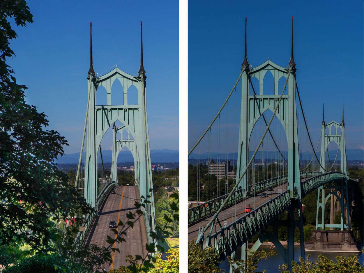 St Johns bridge in Portland Oregon