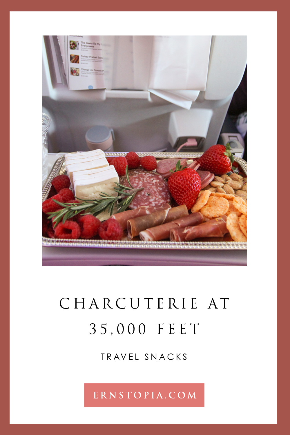 Charcuterie at 35,000 feet