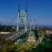 St Johns bridge in Portland Oregon