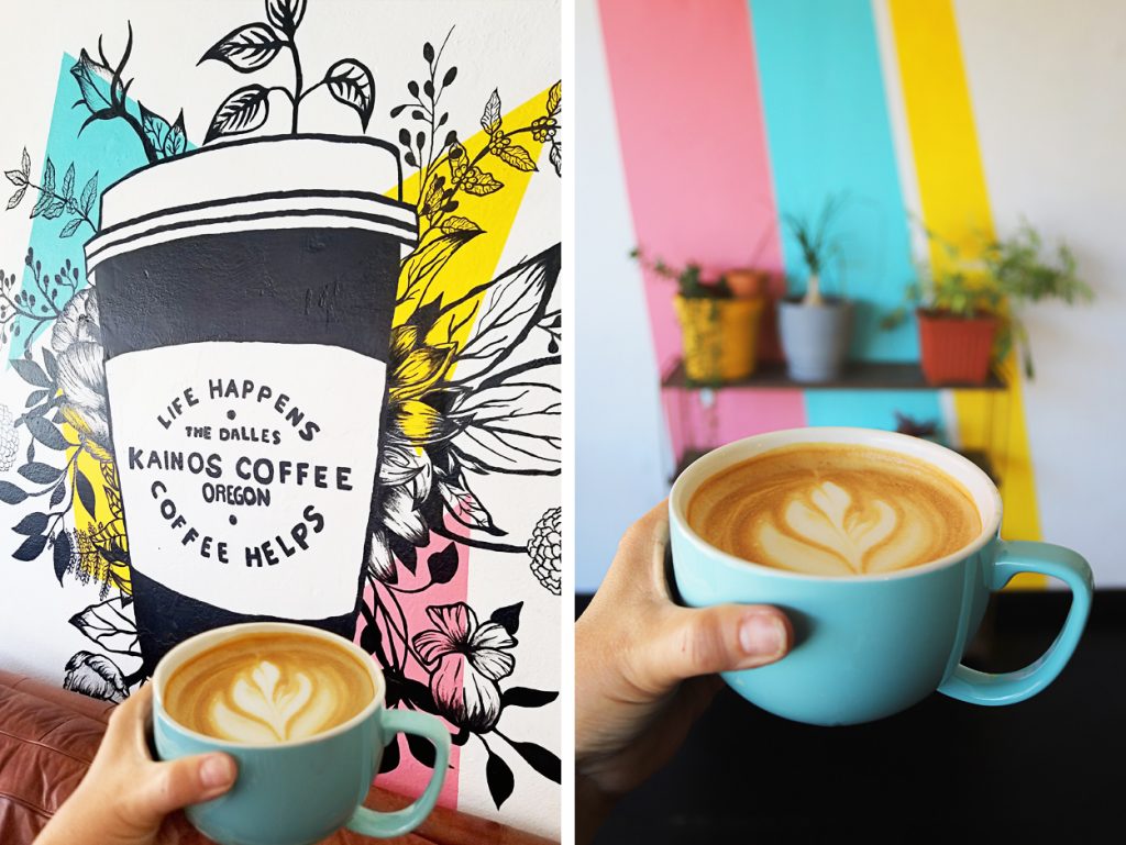 Visit to Kainos Coffee to see these colorful murals.