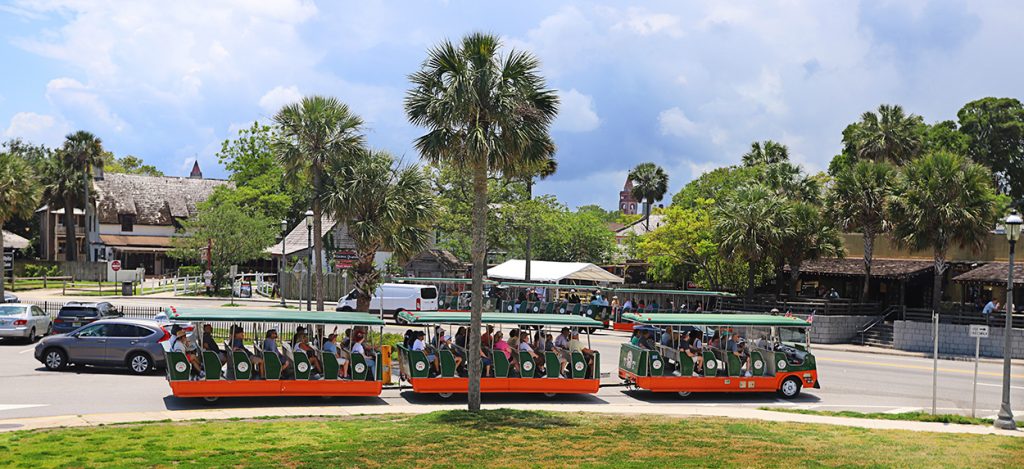 Take the trolley tour to see St Augustine 